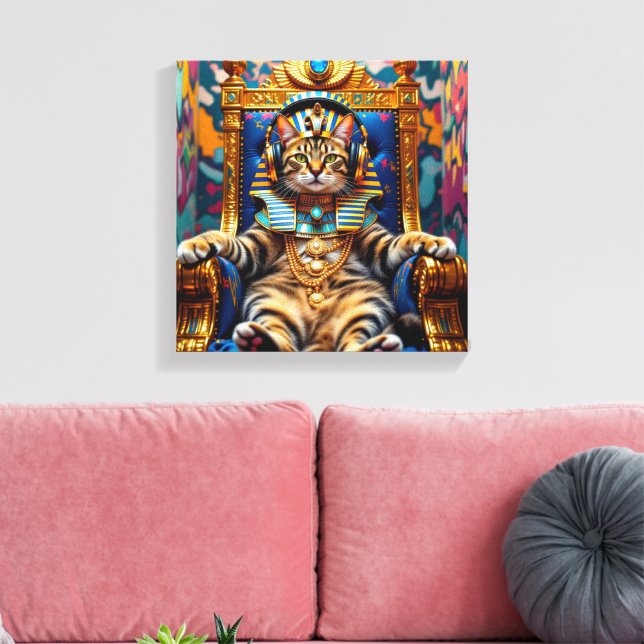 TOILE CHAT KING TUT-CHAUSIE (Insitu(Salon))