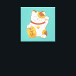 Toile Chat Lucky Japonais, Maneki Neko Chance Bonne Fort<br><div class="desc">Illustration vectorielle d'un maneki-neko, littéralement traduit du japonais par "chat qui crie". On pense que cette figurine japonaise traditionnelle apporte chance et prospérité à son propriétaire. On les appelle souvent des chats chanceux aussi. Celui-ci est une mignonne version de dessin animé d'un Calico Japanese Bobtail avec sa patte gauche levée...</div>