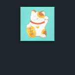 Toile Chat Lucky Japonais, Maneki Neko Chance Bonne Fort<br><div class="desc">Illustration vectorielle d'un maneki-neko, littéralement traduit du japonais par "chat qui crie". On pense que cette figurine japonaise traditionnelle apporte chance et prospérité à son propriétaire. On les appelle souvent des chats chanceux aussi. Celui-ci est une mignonne version de dessin animé d'un Calico Japanese Bobtail avec sa patte gauche levée...</div>