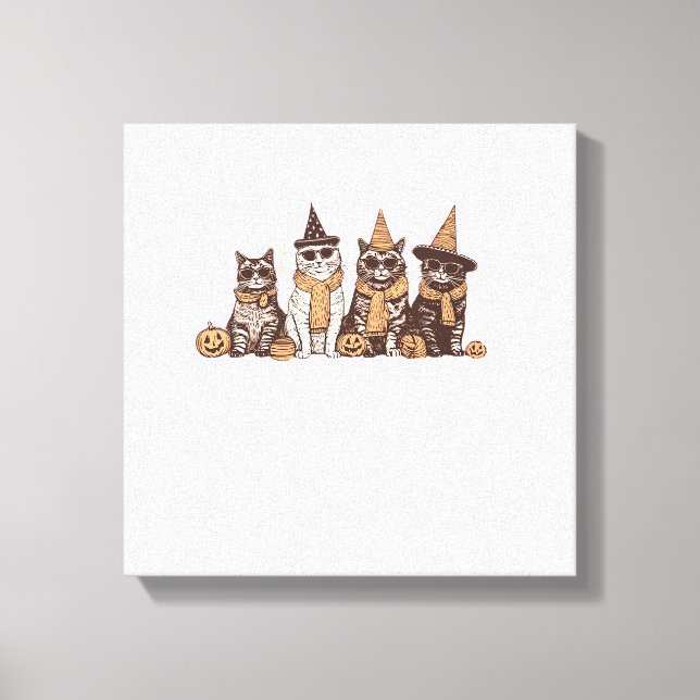 Toile Chat Mignon Halloween Kitty Animal de compagnie Ha (Recto)