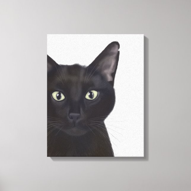 Toile Chat, Portrait de Gus (Recto)