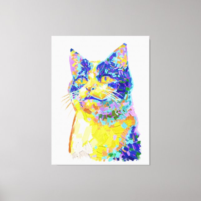 Toile Chat sous le soleil (Recto)