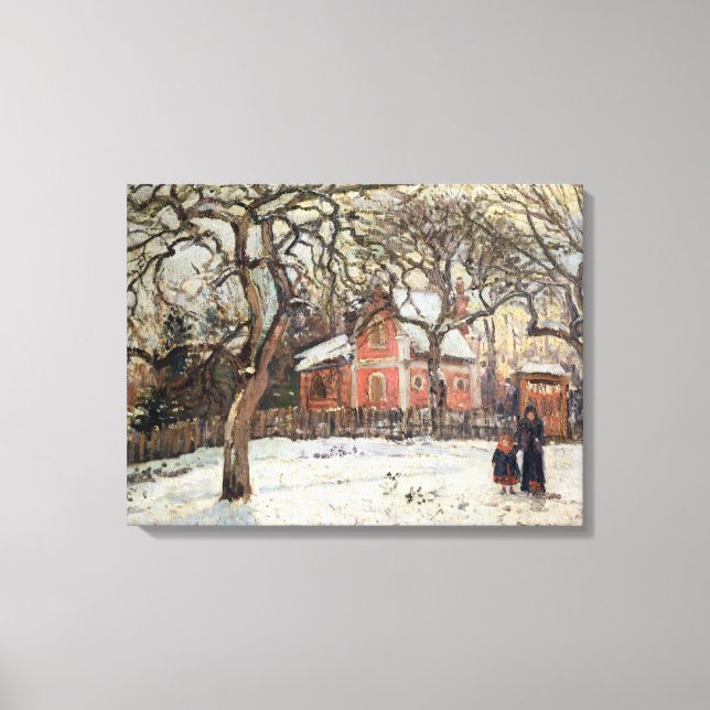 Toile Châtaigniers à Louveciennes, c.1871-2 (Recto)