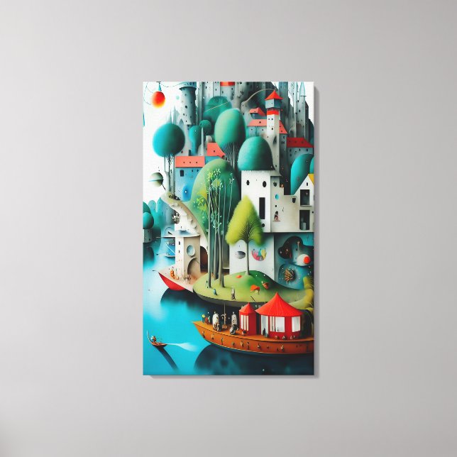 Toile Château au bord de la mer (Recto)