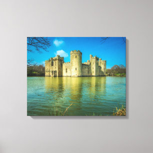 Toile Château de Bodiam pittoresque dans East Sussex Eng