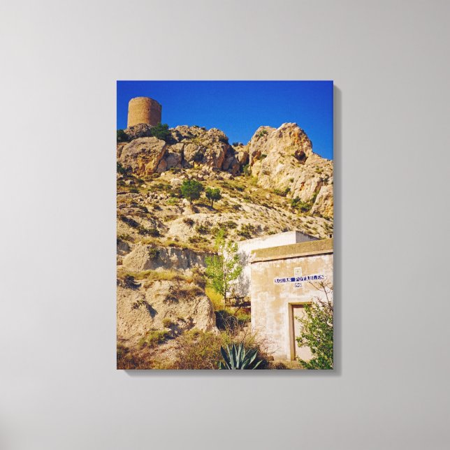 Toile Château de Castalla (Recto)