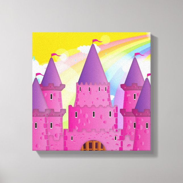 Toile Château de Contes de Fées (Recto)