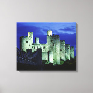 Toile Château de Conwy, Gwynedd, Pays de Galles