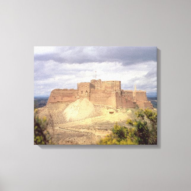 Toile Château de Monzon, où le roi James passa ses premi (Recto)