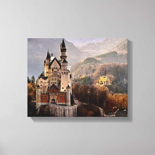 Toile Château de Neuschwanstein Allemagne (Recto)