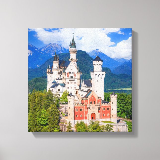 Toile Château de Neuschwanstein Allemagne (Recto)