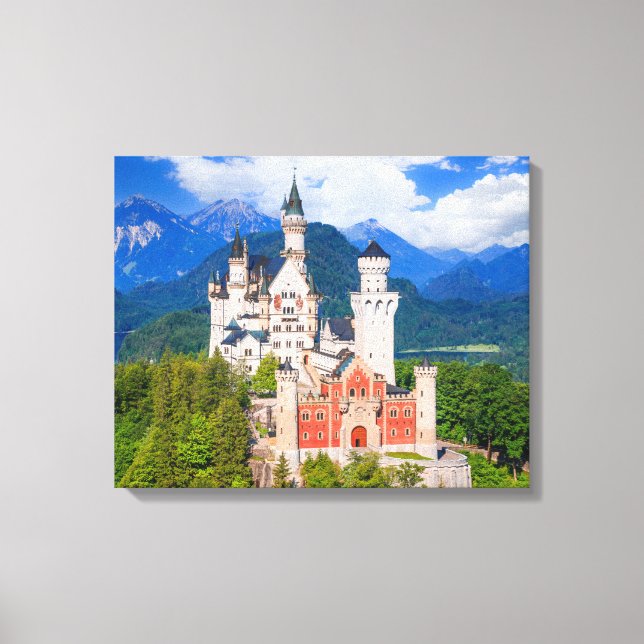Toile Château de Neuschwanstein Allemagne (Recto)