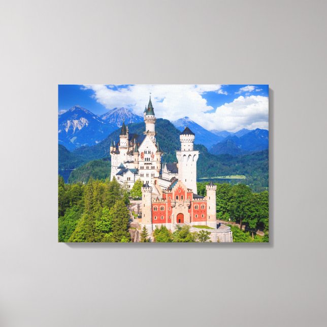 Toile Château de Neuschwanstein Allemagne (Recto)