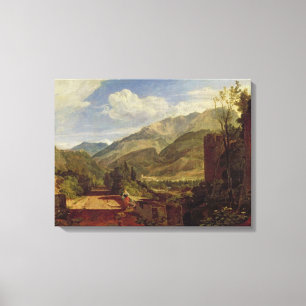 Toile Château de St. Michael, Bonneville, Savoie, 1803 (