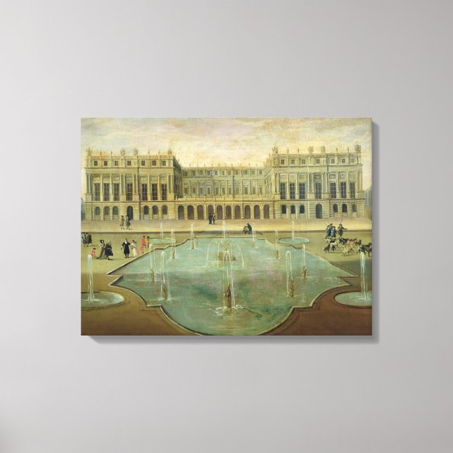 Toile Château de Versailles du Jardin (Recto)