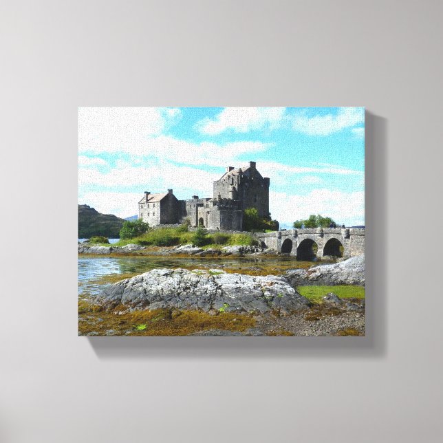 Toile Château d'Eilean Donan (Recto)