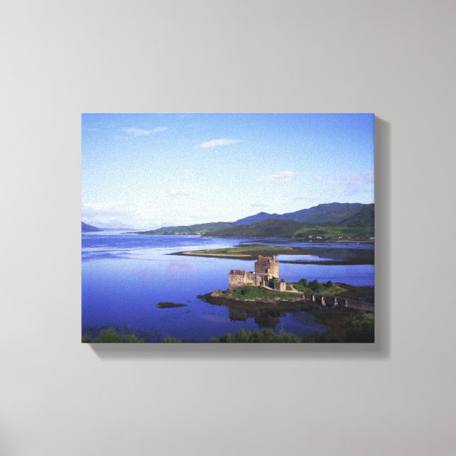 Toile Château d'Eilean Donan, Dornie, Highlands, (Recto)