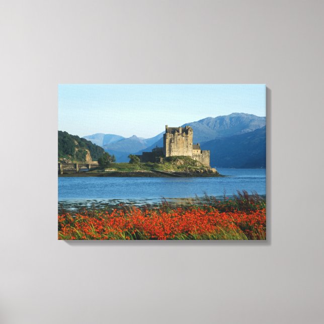 Toile Château d'Eilean Donan, Highlands, Écosse 3 (Recto)