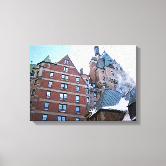 Toile Château Frontenac, Québec, Canada (Recto)