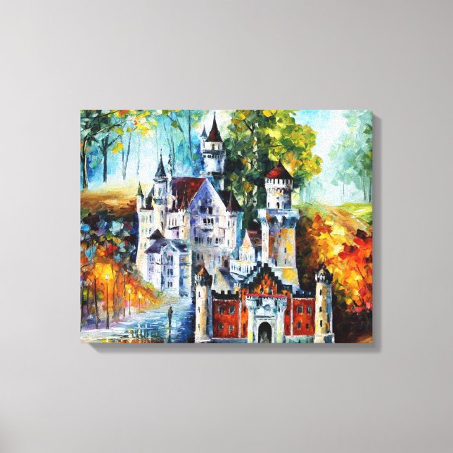 Toile CHÂTEAU PAR Leonid Afremov (Recto)