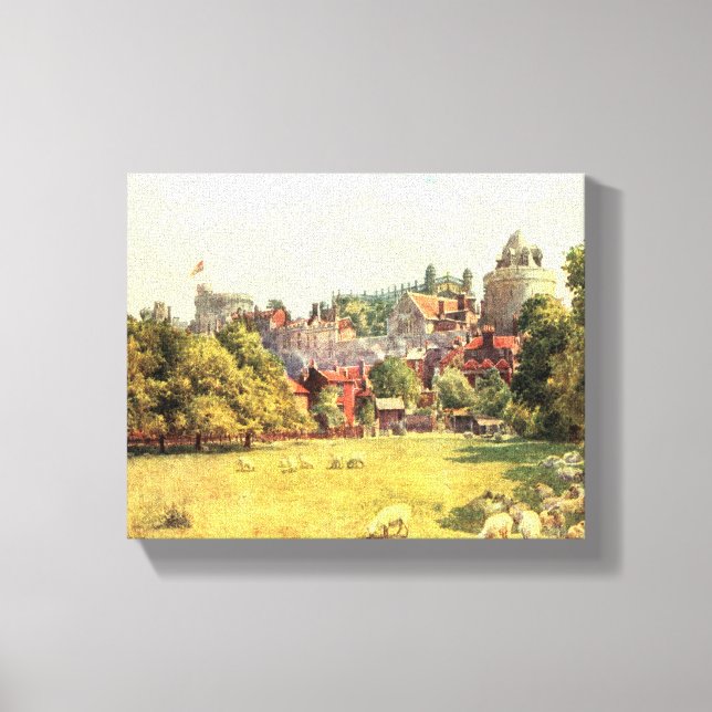 Toile Château Windor des Champs, Berkshire, Angleterre (Recto)