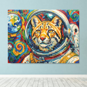 TOILE CHATS DANS L'ESPACE-OCELOT 4