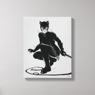 Toile Chatte Encreuse Pose De Pinceau