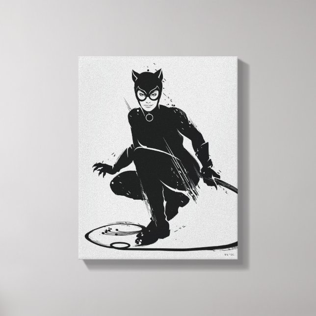 Toile Chatte Encreuse Pose De Pinceau (Recto)