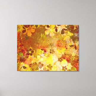 Toile Chaud automne peinture abstraite