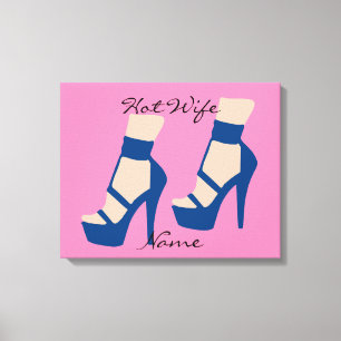 Toile Chaussure à talon élevé Thunder_Cove