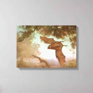 Toile Chauves-souris vampires par CE Swan, Animaux sauva