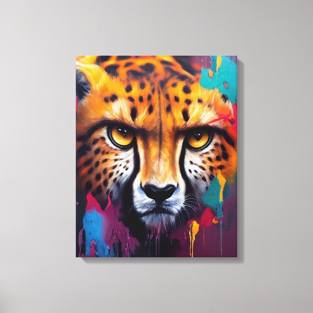 Toile Cheetah Animal Discovery Adventure Nature Planet (Recto)