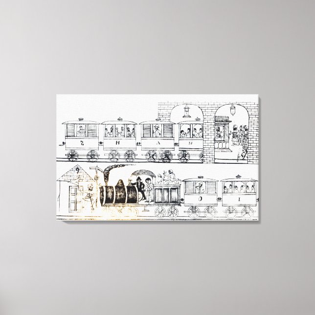 Toile Chemin de fer indien (Recto)