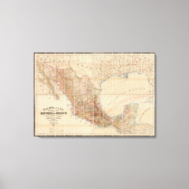 Toile Chemin de fer mexicain (Recto)
