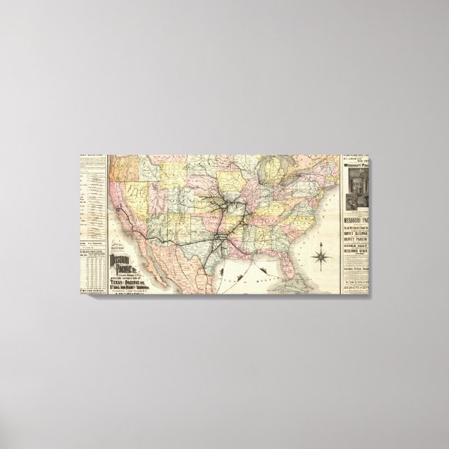 Toile Chemin de fer Pacifique du Missouri (Recto)