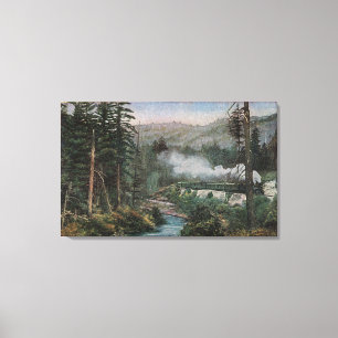 Toile Chemin de fer Pacifique du sud