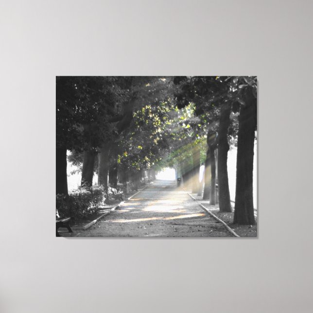 Toile Chemin du jardin (Recto)