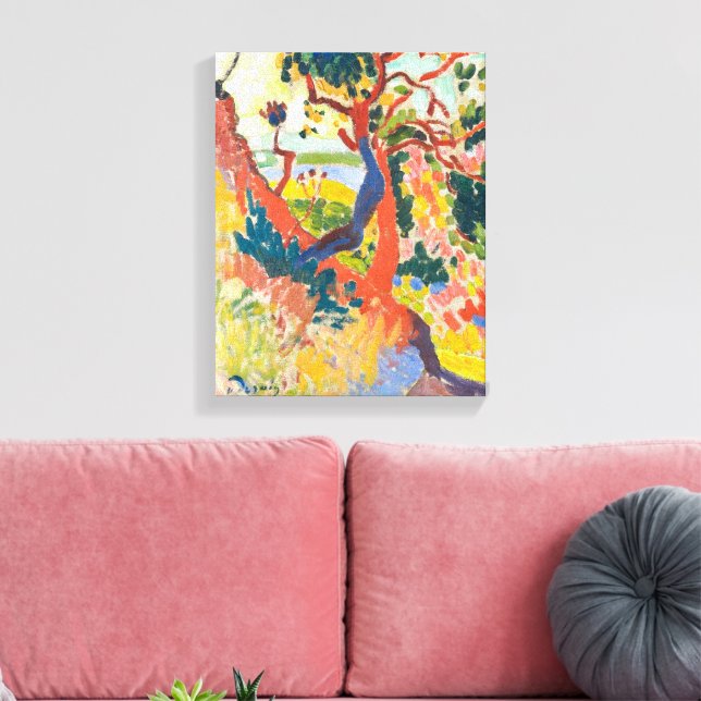 Toile Chemin encaissé, L'Estaque | Andre Derain | (Insitu(Salon))