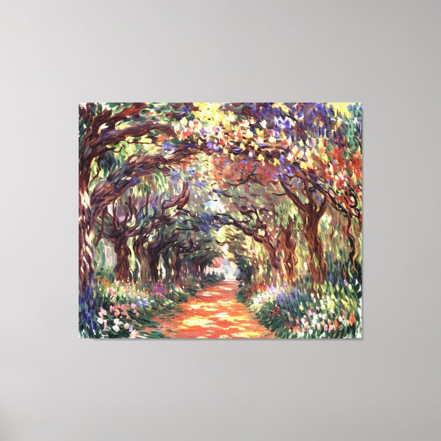 Toile Chemin sous la Rose Trellises Giverny (Recto)