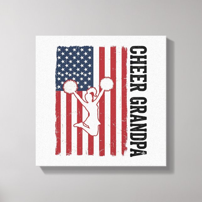 Toile Chemise de conception de drapeau vintage patriotiq (Recto)