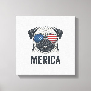 Toile Chemise de conception de gravure vintage Merica Pu