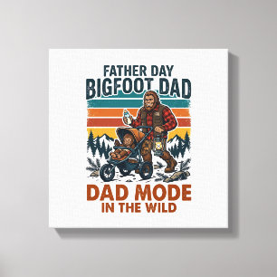 Toile Chemise de père de jour Bigfoot Papa Camping Légen