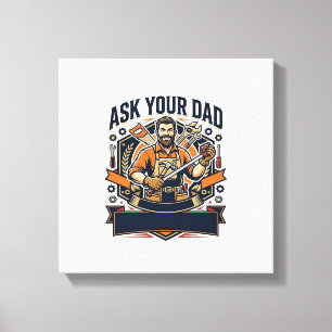 Toile Chemise de réparation de papa de la fête des pères