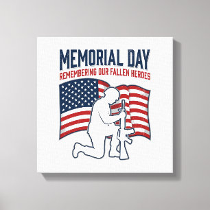 Toile Chemise de soldat patriotique Jour du Souvenir Hér