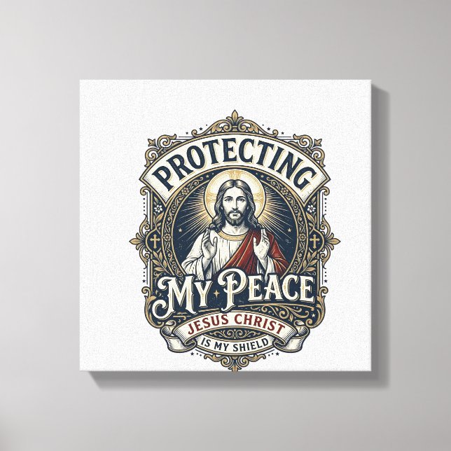 Toile Chemise Jésus Respect de soi Limites Foi (Recto)