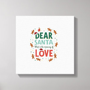 Toile Cher Père Noël Quelle est la signification de l'Am