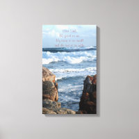 Cher Seigneur sois bon pour moi Ocean Canvas
