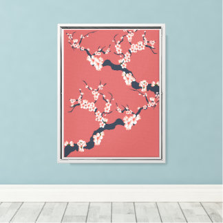 Toile Cherry Blossom Harmony Art