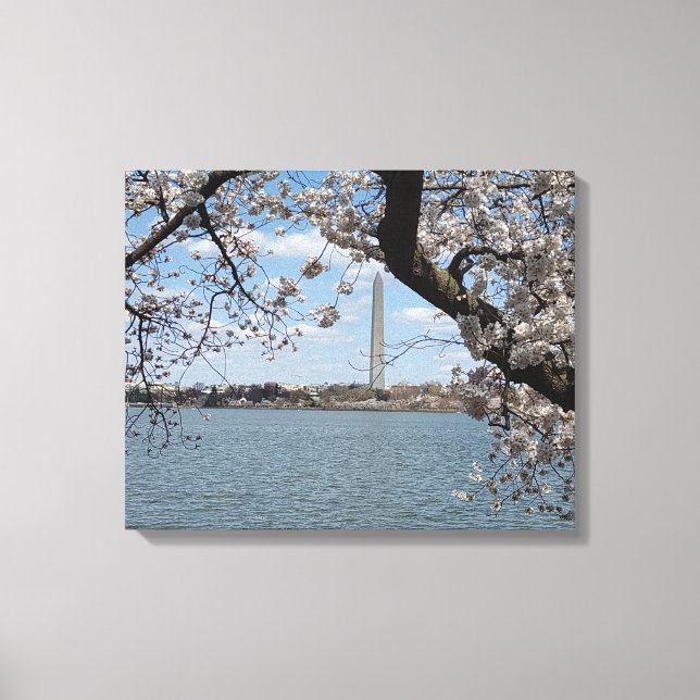 Toile CHERRY BLOSSOMS #1 SUR CANVAS 20 "x 16" (Recto)