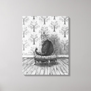 Toile Cheshire Cat Art Canvas Alice au Pays des merveill